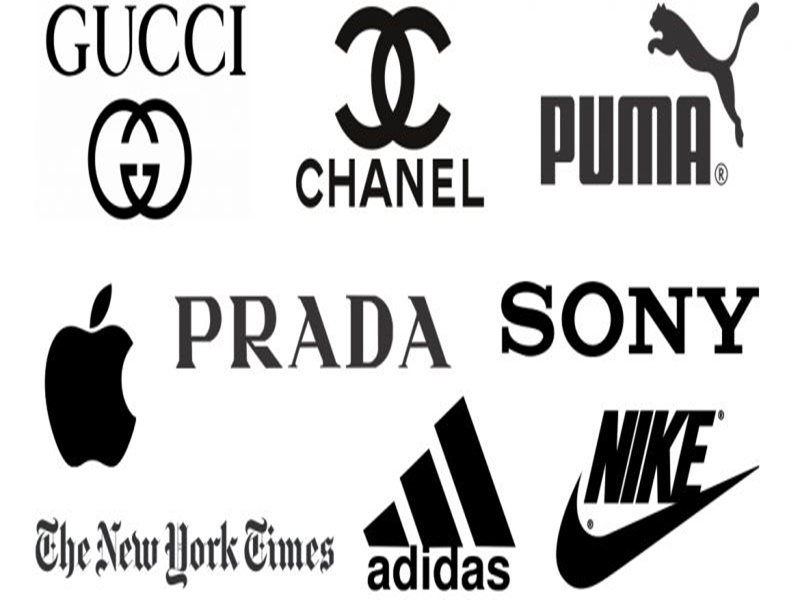 Các thương hiệu lớn sử dụng logo đen trắng