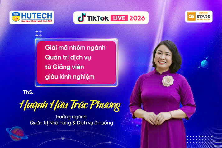 Sinh vi&ecirc;n ng&agrave;nh du lịch nh&agrave; h&agrave;ng kh&aacute;ch sạn trong một sự kiện thực tế.